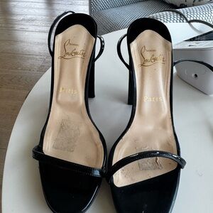 Christian Louboutin Glossy Black Heels